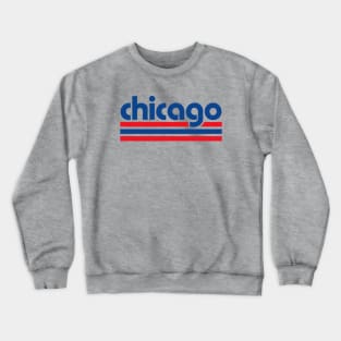 Retro Chicago Stripes Crewneck Sweatshirt